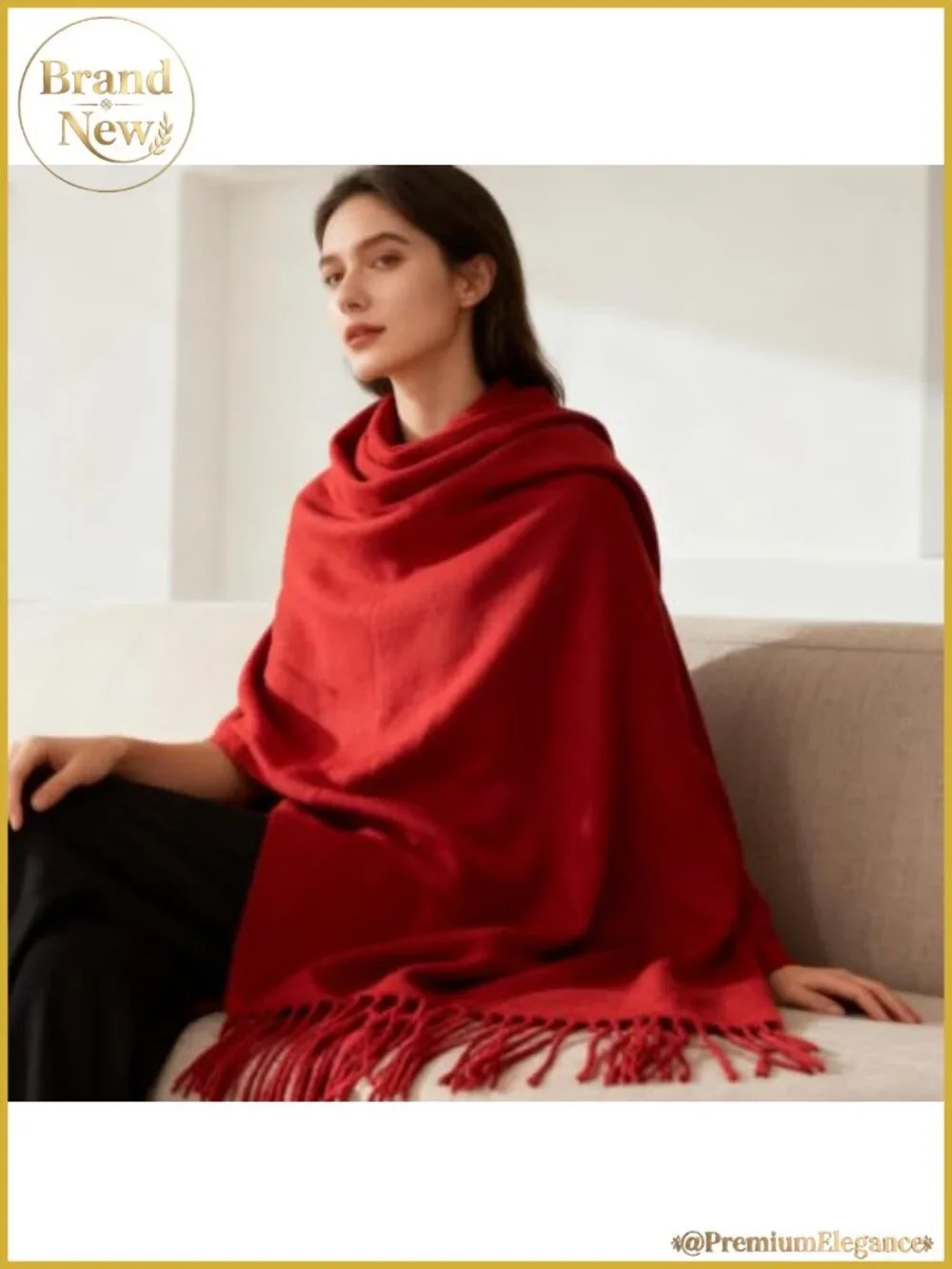 Women Winter Scarf Ultra Soft Warm Fashion Scarf Cold Weather Shawl Wrap